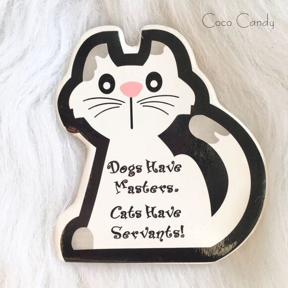 🔃Cats Have Servants Refrigerator Magnet - Picture 1 of 4